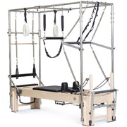 Elina Pilates Elite Cadillac Reformer in black upholstery