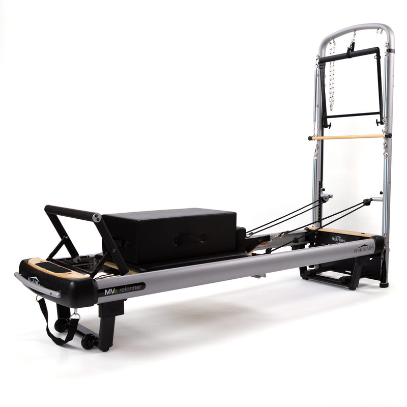 Peak Pilates MVe Reformer and Tower with tower and long short box