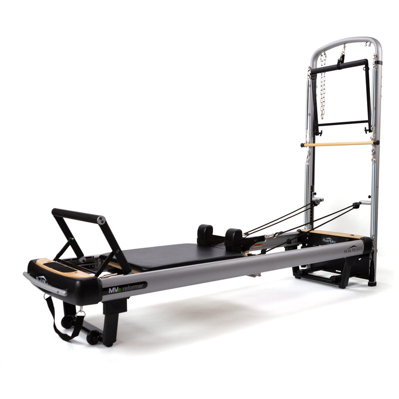 Peak Pilates MVe Reformer and Tower with tower attachment