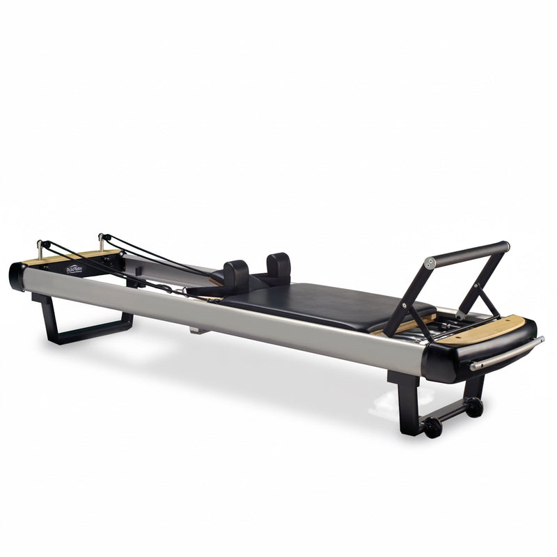Peak Pilates MVe Reformer with Long/Short Box three quarter view