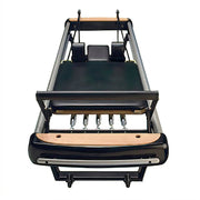 Peak Pilates MVe Reformer with Long/Short Box overhead view of the carriage